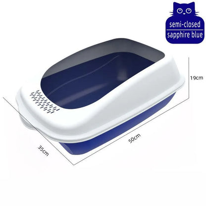 Pet Litter Box – Arenero cerrado anti-derrames y desodorizante