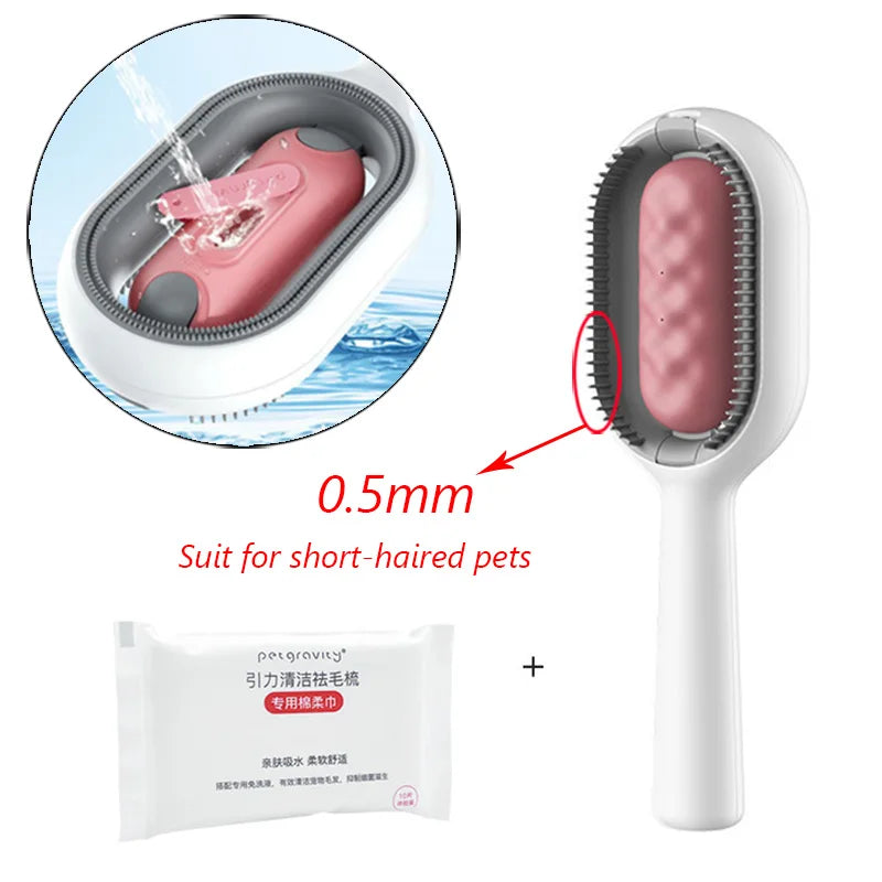 Clean Cat Dog Hair Removal Comb with Wipes – Peine quitapelos