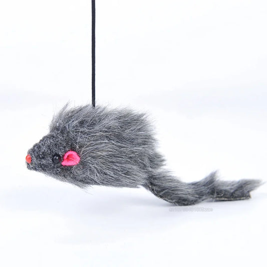 Interactive Cat Toy – Ratón colgante con clip