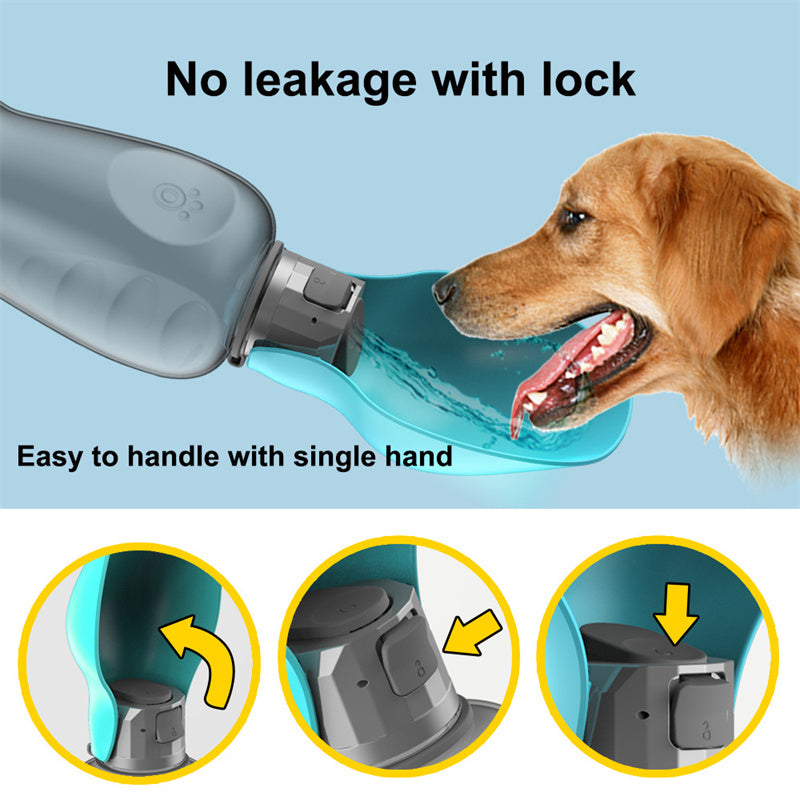 800ml Dog Water Bottle – Botella portátil para perros