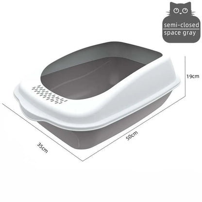 Pet Litter Box – Arenero cerrado anti-derrames y desodorizante