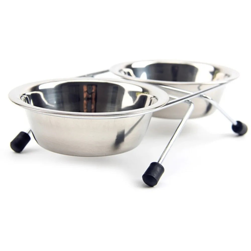 2 Dog Bowl – Tazón de acero inoxidable para mascotas