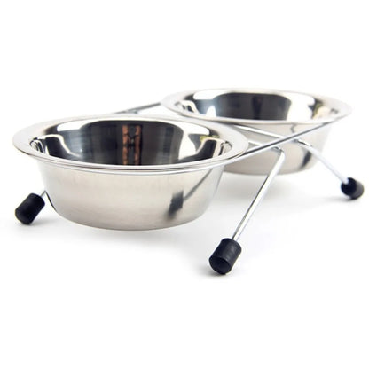 2 Dog Bowl – Tazón de acero inoxidable para mascotas