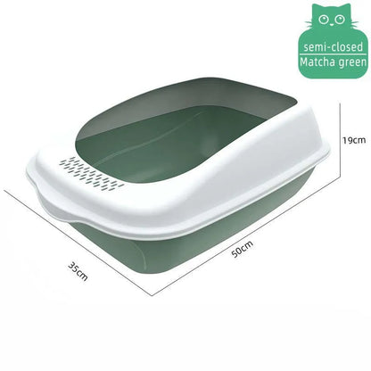 Pet Litter Box – Arenero cerrado anti-derrames y desodorizante