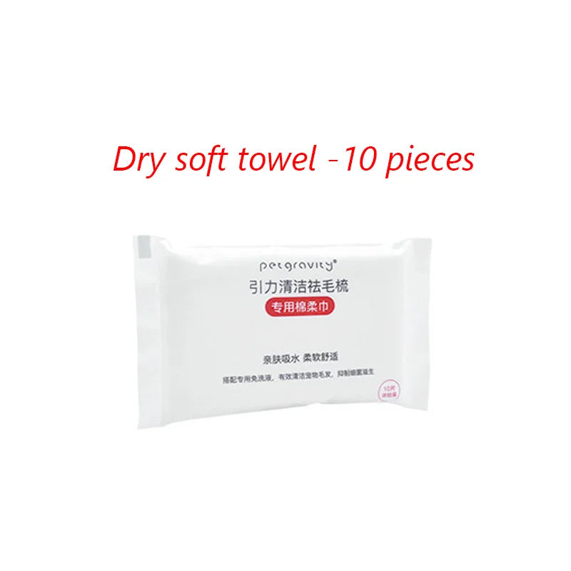 Clean Cat Dog Hair Removal Comb with Wipes – Peine quitapelos