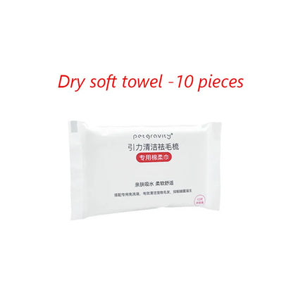 Clean Cat Dog Hair Removal Comb with Wipes – Peine quitapelos