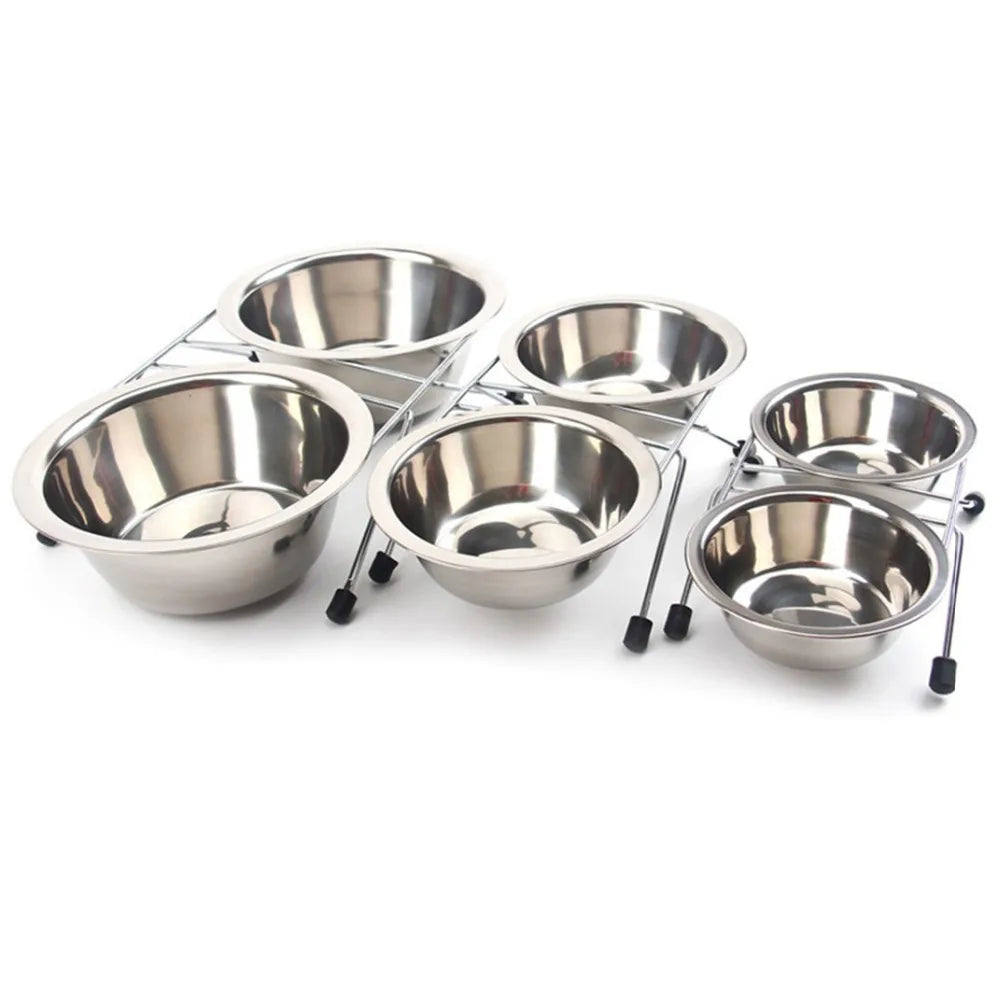 2 Dog Bowl – Tazón de acero inoxidable para mascotas