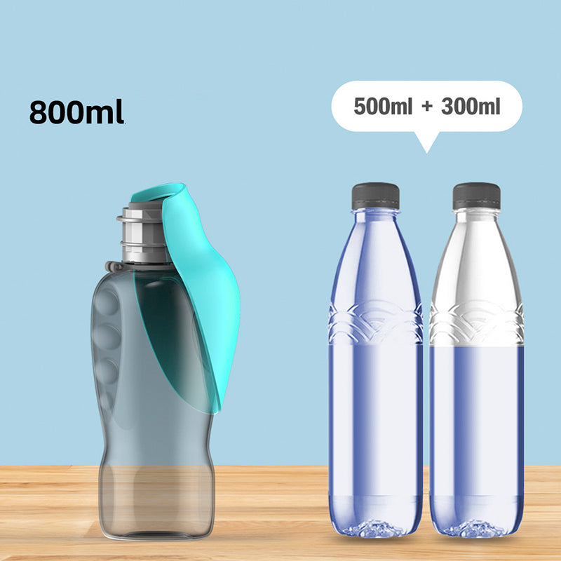 800ml Dog Water Bottle – Botella portátil para perros