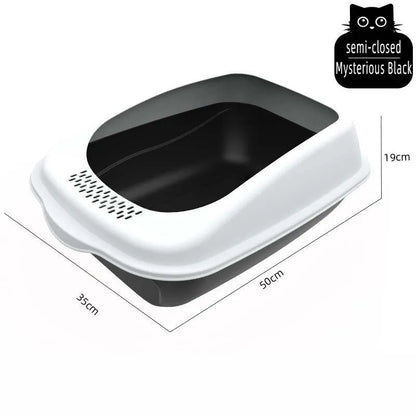 Pet Litter Box – Arenero cerrado anti-derrames y desodorizante