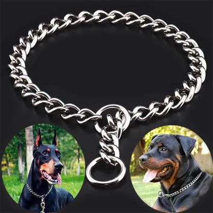 Pet P – Collar de cadena de serpiente para perros