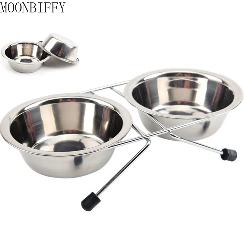2 Dog Bowl – Tazón de acero inoxidable para mascotas