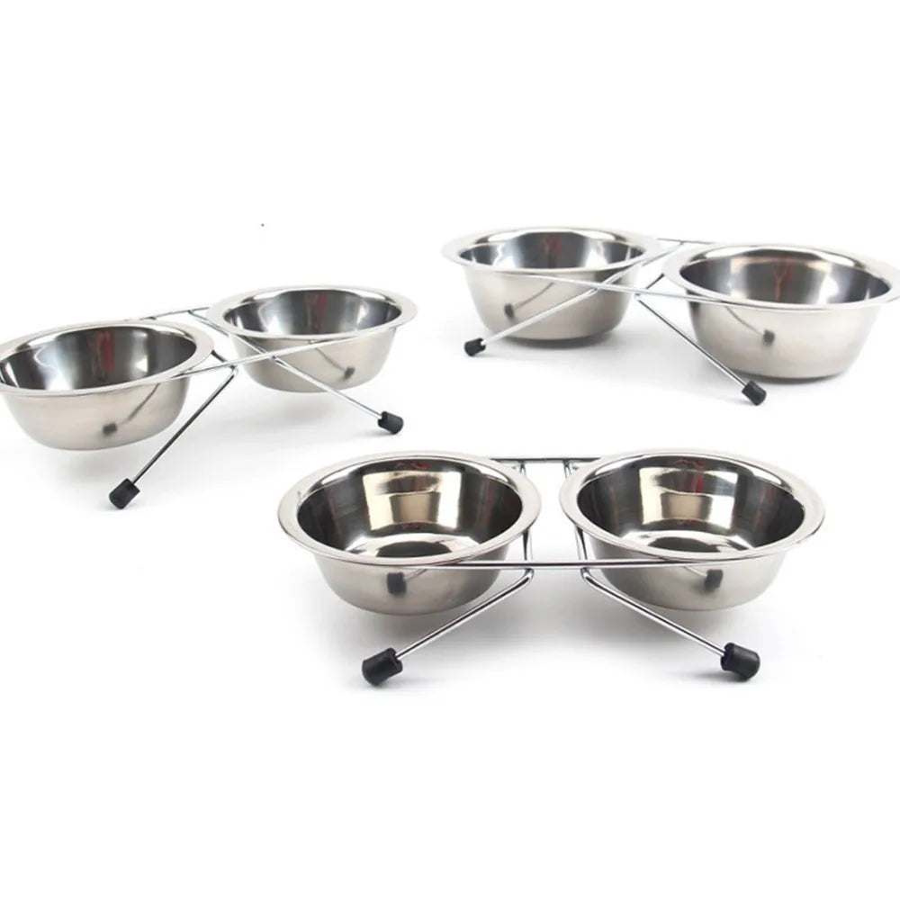 2 Dog Bowl – Tazón de acero inoxidable para mascotas